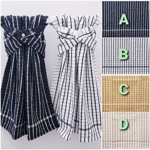 🔥BOGO50%🔥Windowpane pattern Hang'N'Snap HAND Towel *Select your snap
